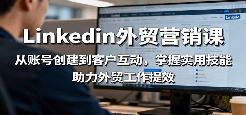 LinkedIn外贸营销实操，从账号创建、客户开发到内容互动和销售线索转化 - 缩略图