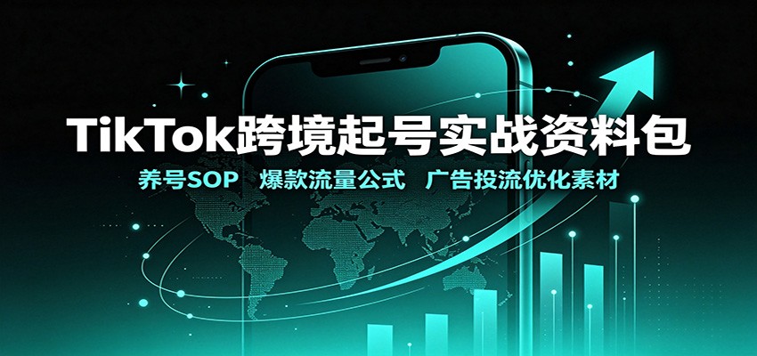 TikTok跨境起号从0到1实操资料，养号SOP、流量赛马机制、测款选品和TikTok Shop开店流程 - 缩略图