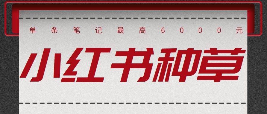 抖音精选小红书种草玩法,笔记成功发布30元一条,单条最高6000元 - 缩略图