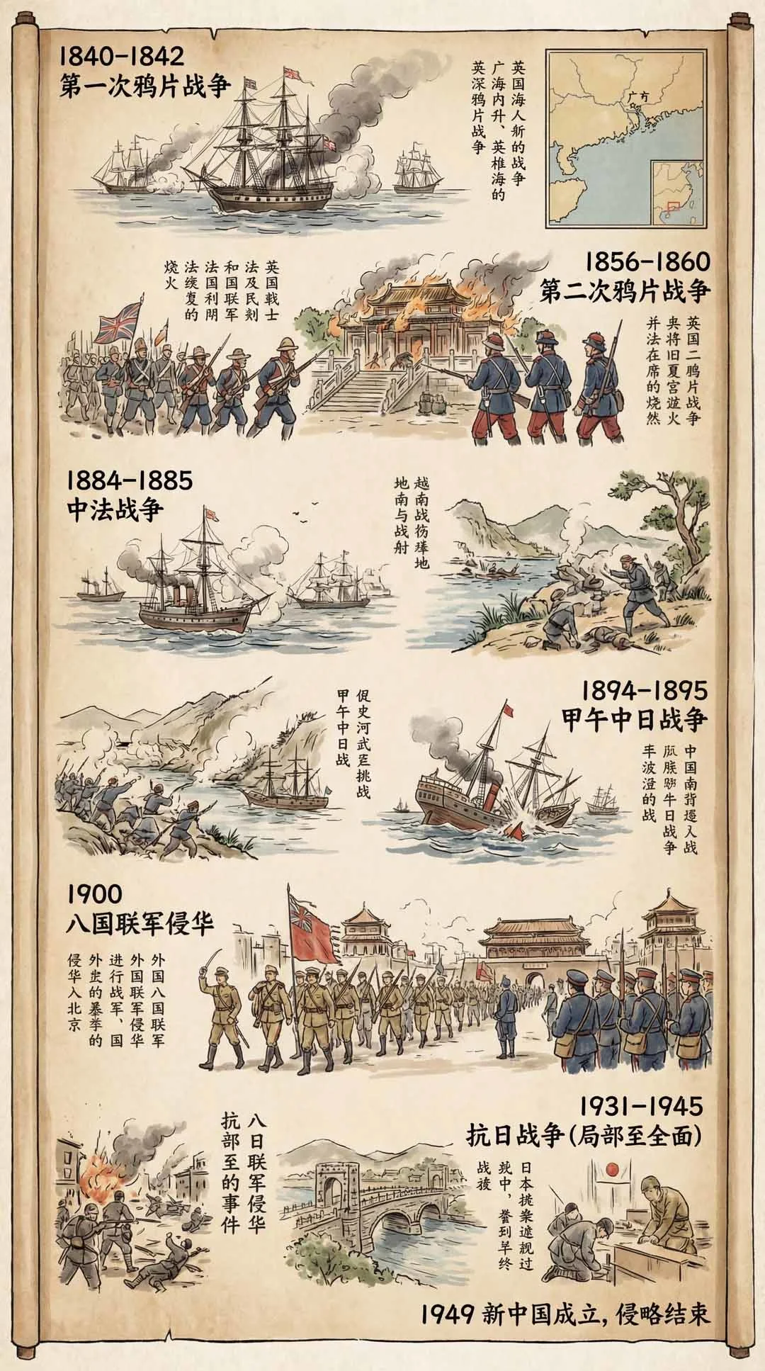历史AI模板出图示例二