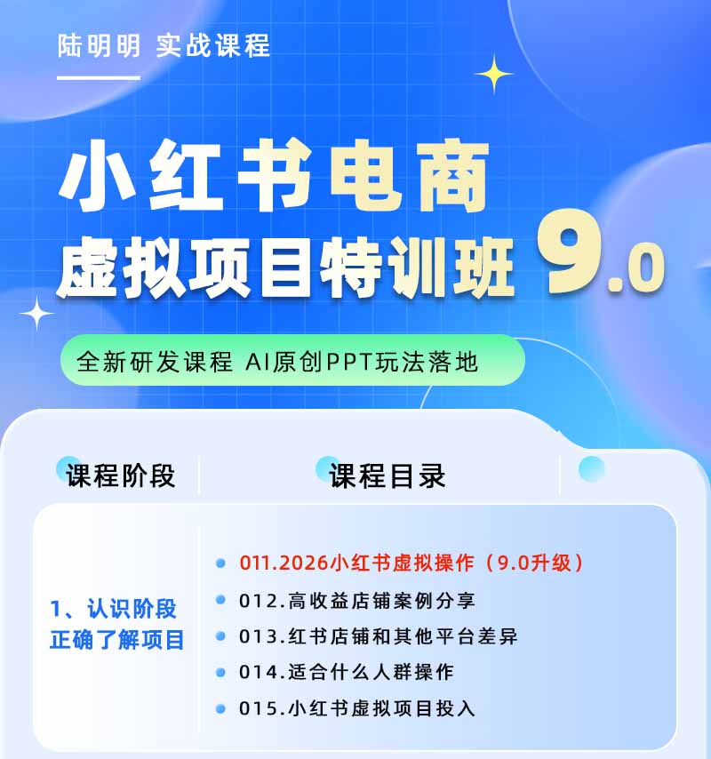 小红书虚拟项目用AI原创PPT模板，单品纯利3000+，有店铺开店234天7475单赚了7W - 缩略图