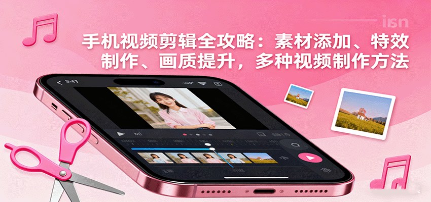 手机视频剪辑速成课，7天24节实操+20个工具网站，零基础搞定口播卡点视频 - 缩略图