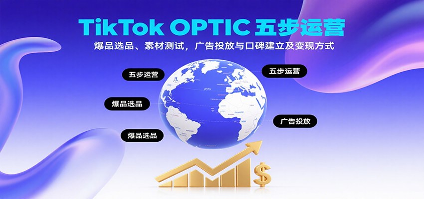 TikTok OPTIC五步运营拆解，选爆品、测素材、投广告到口碑变现的完整流程 - 缩略图
