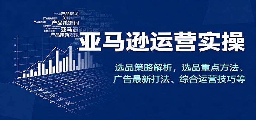 【持续更新】亚马逊运营实操课76节，选品、广告打法、旺季大促复盘 - 缩略图