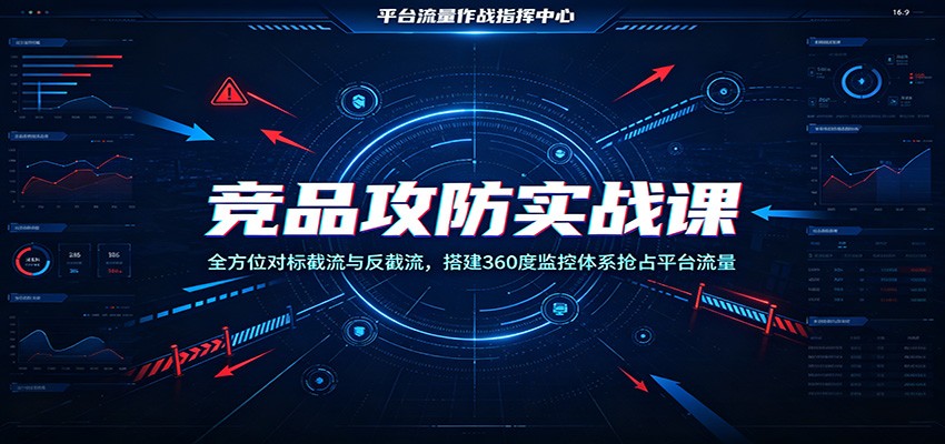 竞品截流与反截流实战课，对标截客加360度竞品监控体系搭建 - 缩略图