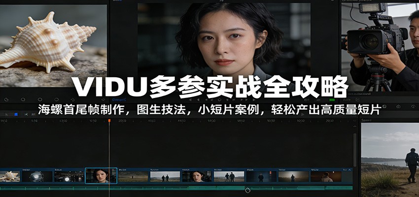 VIDU多参实战，海螺首尾帧制作思路、图生视频技法与剑来小短片案例拆解 - 缩略图