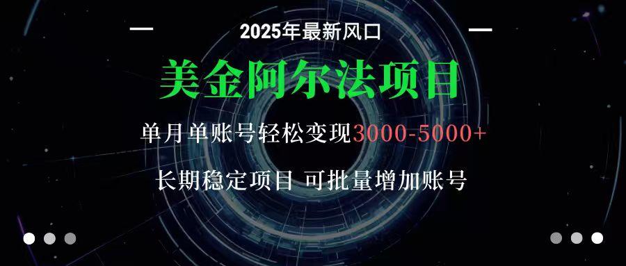 美金阿尔法项目，一部手机每天10分钟赚美元，操作流程分享 - 缩略图