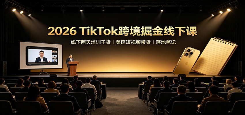TikTok美区短视频带货线下课笔记，两天选品拍摄到账号复盘全流程 - 缩略图