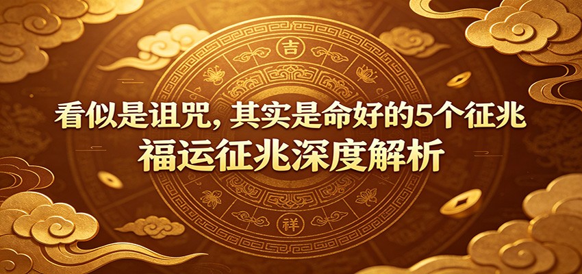 看似是诅咒其实是命好的5个征兆，拆解命格特征背后的机遇与福运 - 缩略图