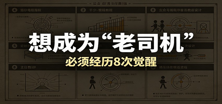 想成为老司机必须经历的8次觉醒，新手别在开车这件事上反复被拿捏 - 缩略图