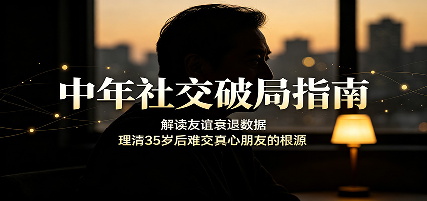 超半数成年人一年交不到新朋友，35岁后难交真心朋友的根源和维系方法 - 缩略图