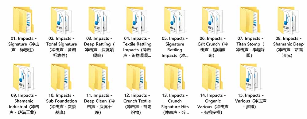 电影预告片音效素材包 Keepforest Wildhunt，4400+个战争鼓点、野兽嚎叫与仪式氛围音效，中文分类 24Bit/96kHz - 插图 2