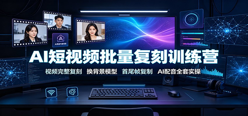 AI短视频批量复刻，SwitchXAI换背景、首尾帧复制和AI配音，不用出镜批量产视频 - 缩略图