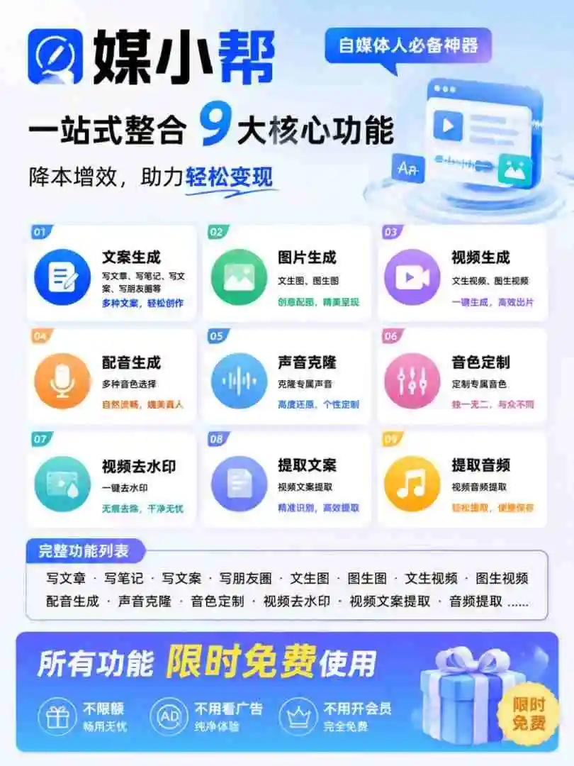 媒小帮工具界面截图