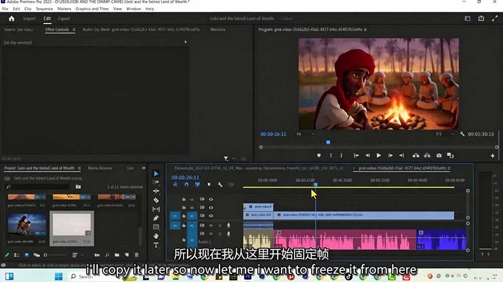 Grok Imagine AI动画短片实战，角色一致性、电影级画面与后期剪辑全流程 - 插图 4