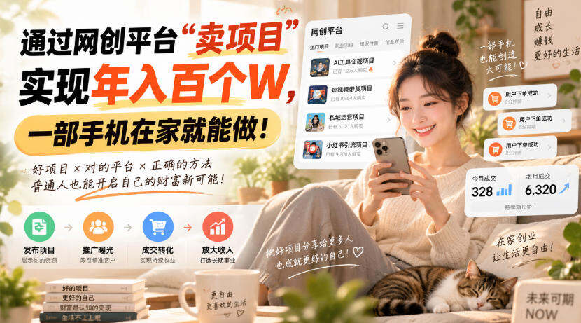 网创项目变现，一台手机做虚拟资料小程序，从月入1-2W到单月10W的实操复盘 - 缩略图