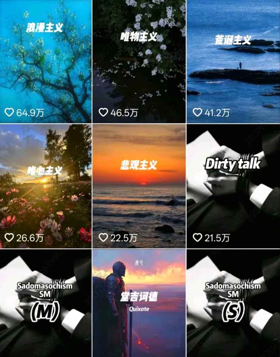 博主账号的作品与点赞数据截图