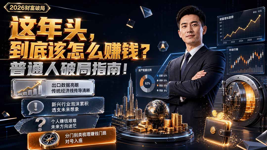 普通人现在还能怎么赚钱，分门别类梳理各类赚钱门路和侧重点 - 缩略图