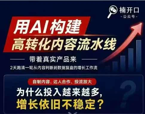 小红书AI高转化内容实战课课程介绍