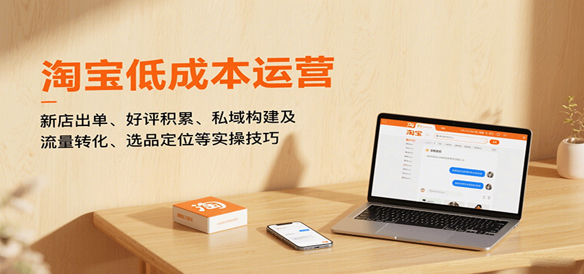 【持续更新】淘宝低成本运营实战课，每月更新到43期，新店出单、好评私域和选品定位全覆盖 - 缩略图
