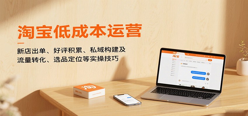【持续更新】淘宝低成本运营实战课,每月更新到43期,新店出单、好评私域和选品定位全覆盖 - 缩略图