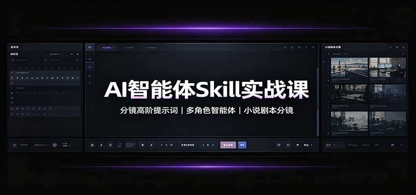 AI智能体Skill做小说分镜，多角色智能体和剧本转分镜、三视图模板可直接套用 - 缩略图
