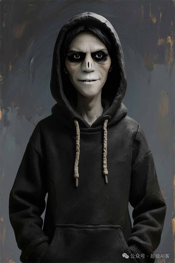 黑衣男子人物设定图