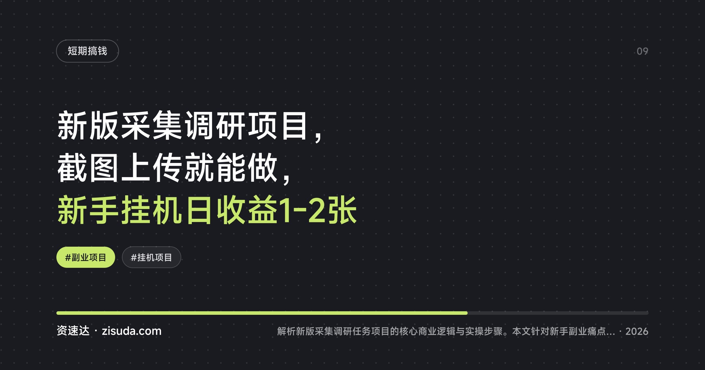 新版采集调研项目,截图上传就能做,新手挂机日收益1-2张 - 缩略图